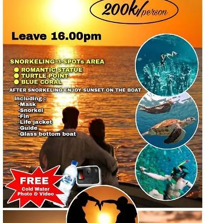 Izzi Homestay Gili Trawangan Exterior photo